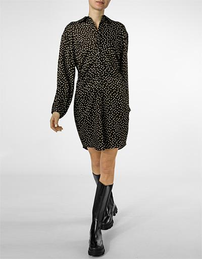 SECOND FEMALE Hemdblusenkleid mit geraffter Taille