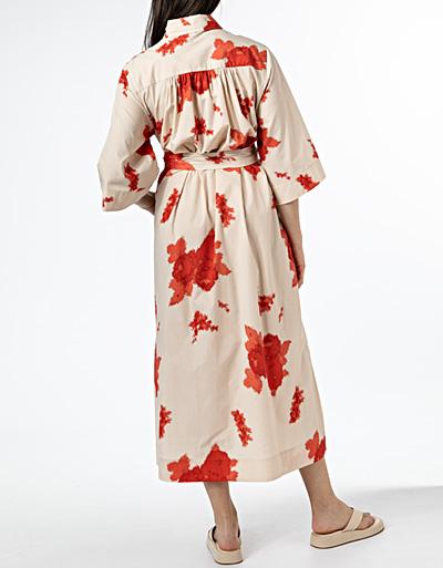 SECOND FEMALE Hemdblusenkleid Mit Grafik-Print