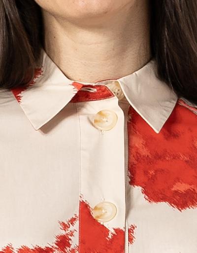 SECOND FEMALE Hemdblusenkleid Mit Grafik-Print