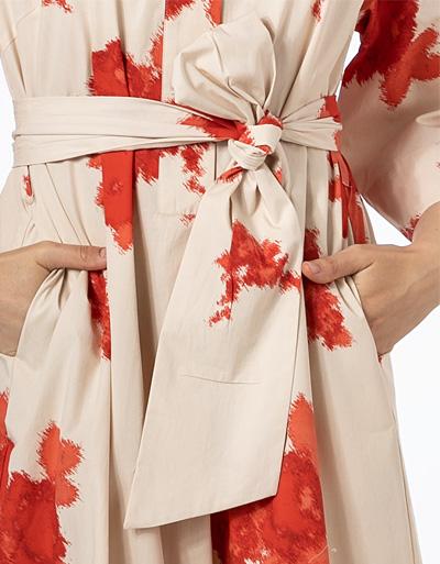 SECOND FEMALE Hemdblusenkleid Mit Grafik-Print