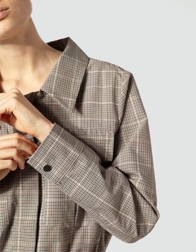 SECOND FEMALE Jacke Im Glencheck-Dessin