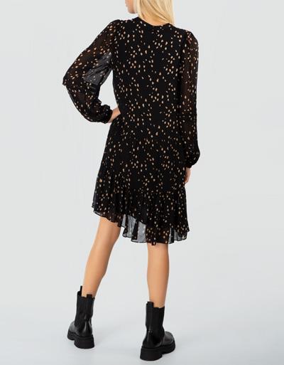 SECOND FEMALE Kleid Aus Fließender Viskose