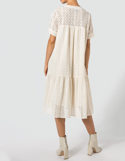 SECOND FEMALE Kleid Aus Lochspitze