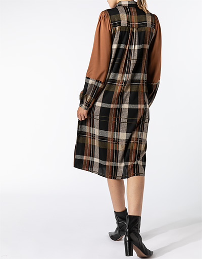 SECOND FEMALE Kleid Aus Seide Mit Stretch Anteil