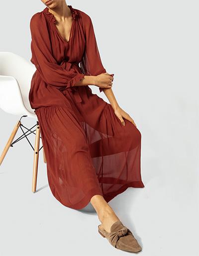 SECOND FEMALE Kleid aus Viskose