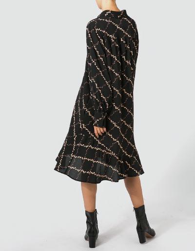 SECOND FEMALE Kleid Im Allover-Dessin
