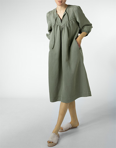 SECOND FEMALE Kleid im Leinen Mix