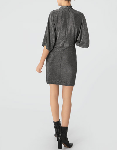 SECOND FEMALE Kleid Im Metallic Look