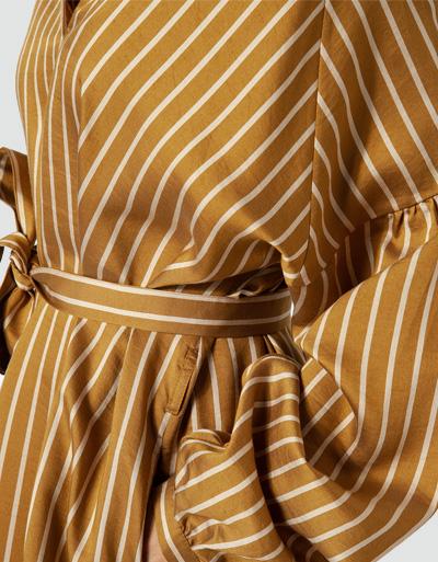 SECOND FEMALE Kleid Im Streifen-Dessin