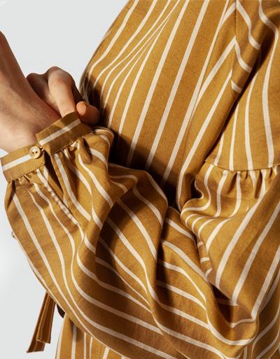 SECOND FEMALE Kleid Im Streifen-Dessin