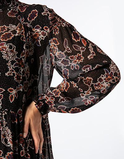 SECOND FEMALE Kleid In Fließender Kreppware