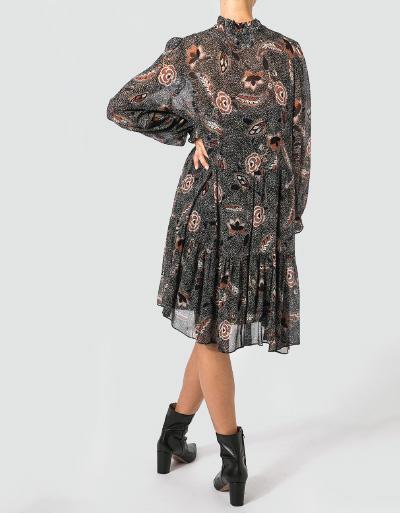 SECOND FEMALE Kleid Mit Allover-Print