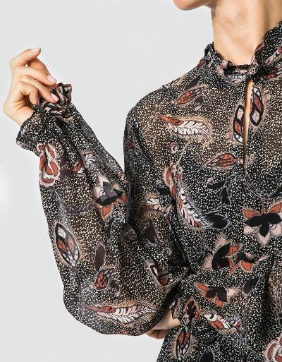 SECOND FEMALE Kleid Mit Allover-Print