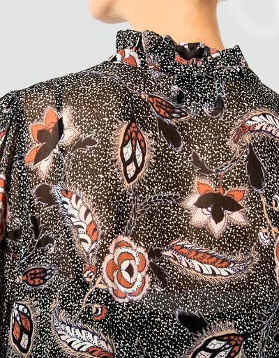 SECOND FEMALE Kleid Mit Allover-Print