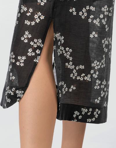 SECOND FEMALE Kleid Mit Floralem Print