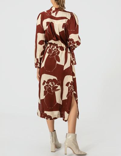 SECOND FEMALE Kleid Mit Floralem Print