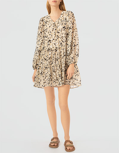 SECOND FEMALE Kleid mit gestuftem Rock