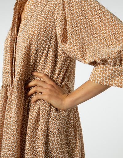 SECOND FEMALE Kleid Mit Lochstickerei