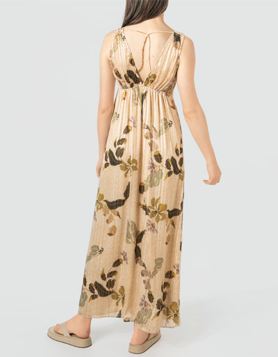 SECOND FEMALE Maxikleid Mit Metallic-Garn