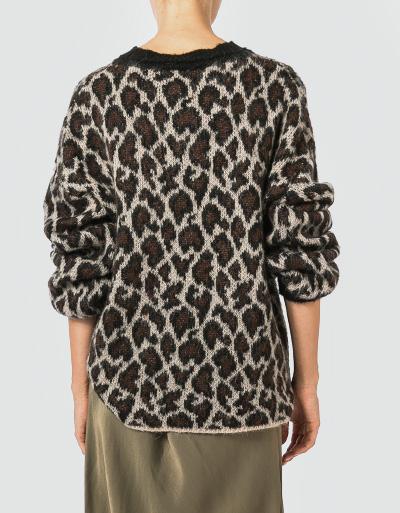 SECOND FEMALE Pullover Im Animalprint