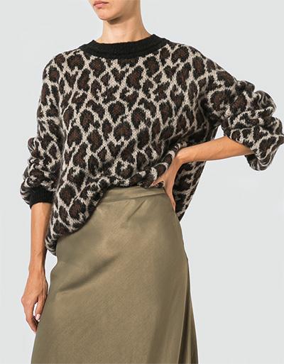 SECOND FEMALE Pullover im Animalprint