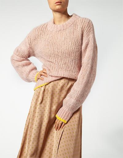 SECOND FEMALE Pullover mit Lochstrick-Muster