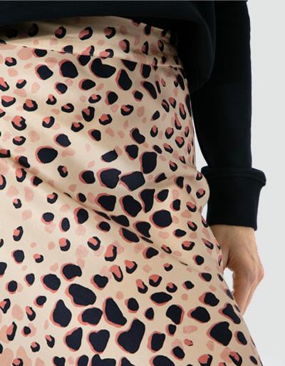 SECOND FEMALE Rock Im Allover-Dessin