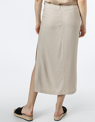 SECOND FEMALE Rock Mit Dezenter Raffung