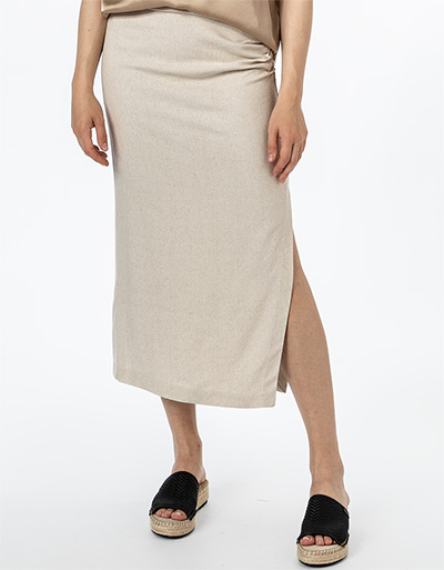 SECOND FEMALE Rock mit dezenter Raffung