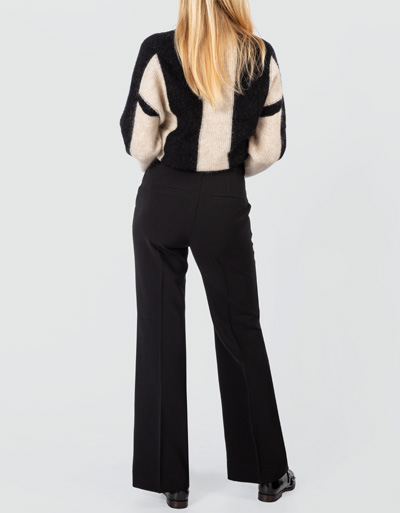 SECOND FEMALE Schlaghose Mit Bügelfalte