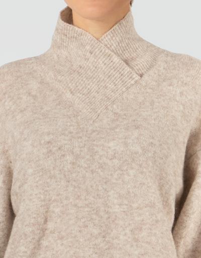 SECOND FEMALE Stehkragenpullover Aus Softem Strick