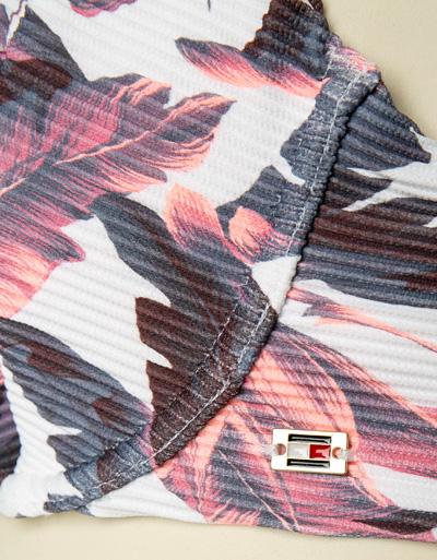 Tommy Hilfiger Balconette Top Mit Tropen Print