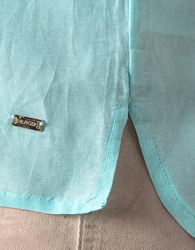 Tommy Hilfiger Bluse Im Baumwolle-Seide