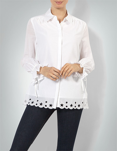 Tommy Hilfiger Bluse mit raffiniertem Saum