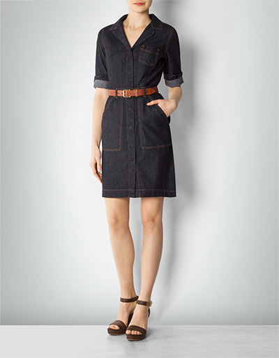 Tommy Hilfiger Jeanskleid mit Kontrastnähten