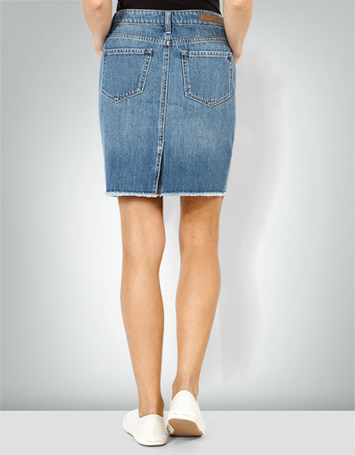 Tommy Hilfiger Jeansrock Mit Fransenabschluss