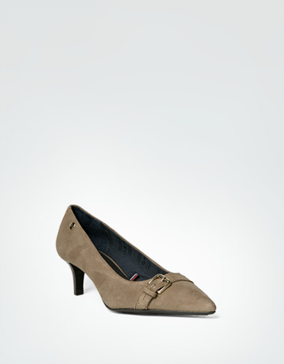 Tommy Hilfiger Kitten Heels Aus Veloursleder