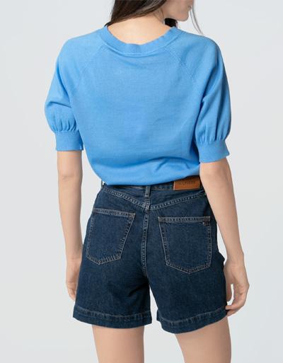 Tommy Hilfiger Kurzarm Pullover Aus Bio Baumwolle