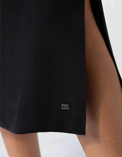 Tommy Hilfiger Midirock Mit Knopfleiste