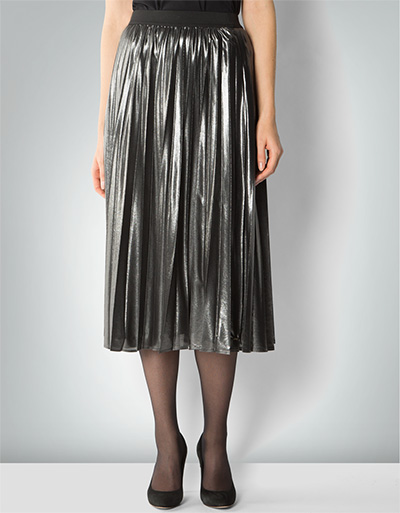 Tommy Hilfiger Plisseerock im Metallic-Look