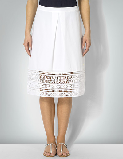 Tommy Hilfiger Rock mit Spitzenabschluss