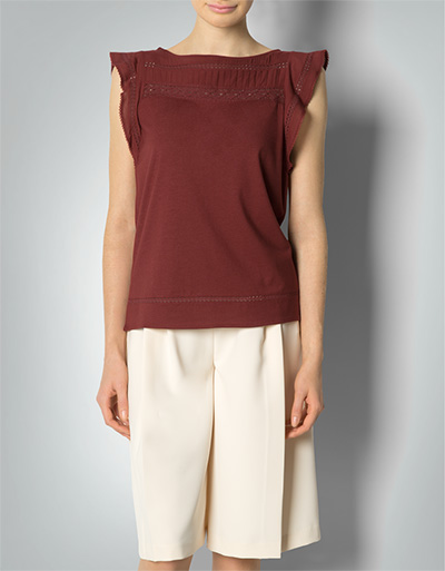 Tommy Hilfiger Shirt-Bluse mit Häkelspitze