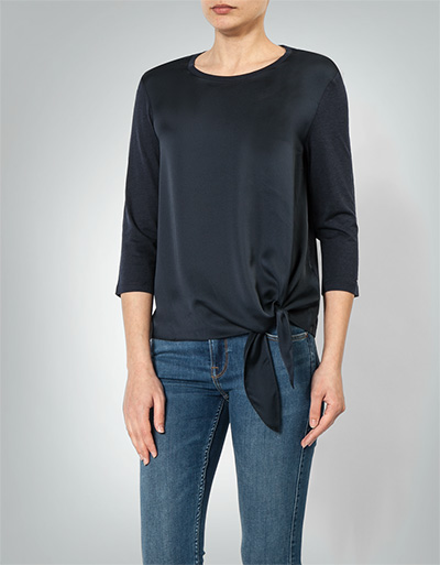 Tommy Hilfiger Shirt im Materialkontrast