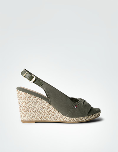 Tommy Hilfiger Sling-Sandaletten mit Keilabsatz