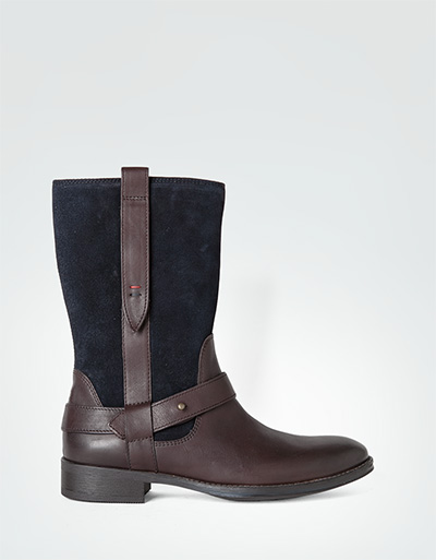 Tommy Hilfiger Stiefel aus Leder