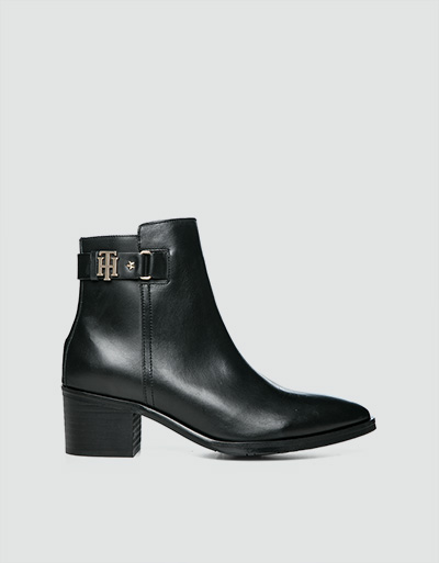 Tommy Hilfiger Stiefelette mit Logo-Schließe
