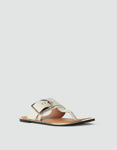 Tommy Hilfiger Zehensandalen Mit Gold-Details