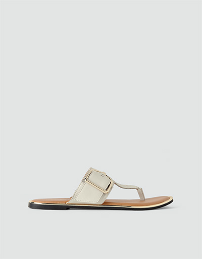 Tommy Hilfiger Zehensandalen mit Gold-Details