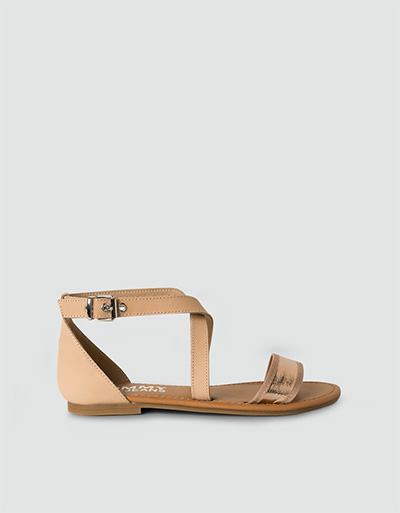 TOMMY JEANS Sandale mit Metallic-Einsatz