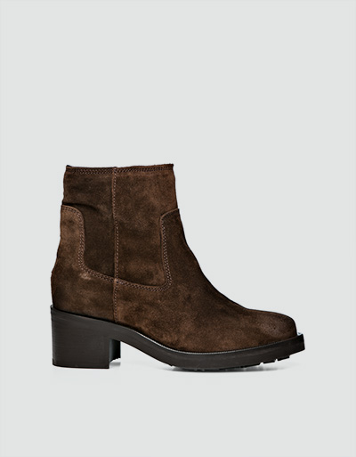 TOMMY JEANS Stiefeletten aus Veloursleder